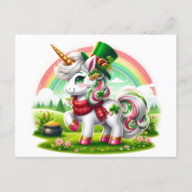 Adorable St. Patricks Day Unicorn