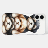 ADORABLE STACK VON SHIH TZU PUPPY HUNGS Case-Mate iPhone HÜLLE (Rückseite (Horizontal))