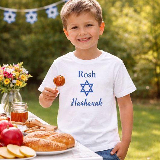 Adorable Star von David Rosh Hashanah Kleinkind T-shirt