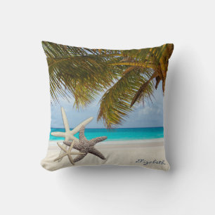 Adorable Starfish, Strand, Palm-Personalisiert Kissen