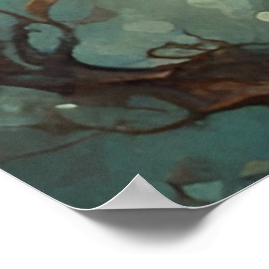 Adorable Steampunk Chipmunk Poster (Ecke)