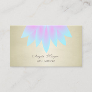 Adorable Stylish Elegante Chic Lotus Blume Visitenkarte