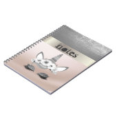 Adorable Stylish Lotus Unicorn Notizblock (Linke Seite)