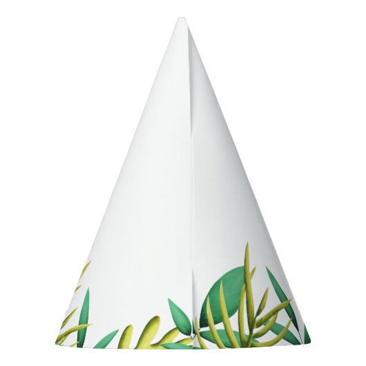 Adorable Summer Pink Flamingo Tropical Partyhütchen (Rückseite)