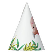 Adorable Summer Pink Flamingo Tropical Partyhütchen (Links)