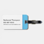 Adorable Supergirl Stance Gepäckanhänger (Rückseite horizontal)