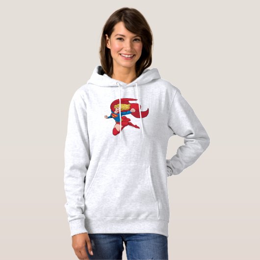 Adorable Supergirl Stance Hoodie (Vorne ganz)