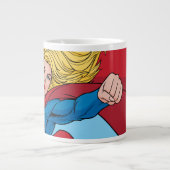 Adorable Supergirl Stance Jumbo-Tasse (Vorderseite)