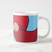 Adorable Supergirl Stance Jumbo-Tasse (Rechts)
