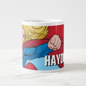 Adorable Supergirl Stance Jumbo-Tasse (Vorderseite)