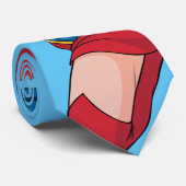 Adorable Supergirl Stance Krawatte (Gerollt)