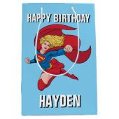 Adorable Supergirl Stance Mittlere Geschenktüte (Vorderseite)