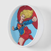 Adorable Supergirl Stance Uhr (Winkel)