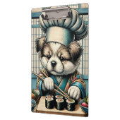 Adorable Sushi Koch Puppy Klemmbrett (Links)