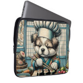 Adorable Sushi Koch Puppy Laptopschutzhülle (Vorne Rechts)