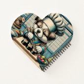 Adorable Sushi Koch Puppy Notizblock (Rückseite)