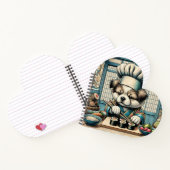 Adorable Sushi Koch Puppy Notizblock (Innenseite)