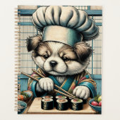 Adorable Sushi Koch Puppy Planer (Vorderseite)