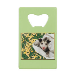 Adorable Sweet Baby Opossum Geldbeutel Flaschenöffner