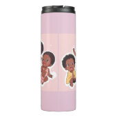 Adorable Sweet Chocolate Babys Thermosbecher (Rückseite)