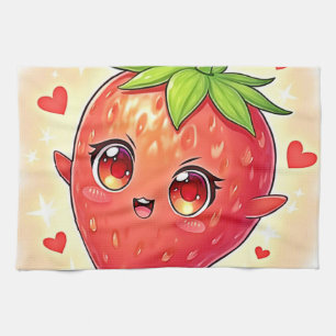 Adorable Sweet Strawberry Bliss Geschirrtuch
