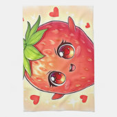 Adorable Sweet Strawberry Bliss Geschirrtuch (Vertikal)