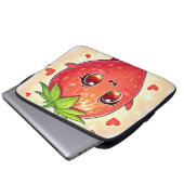 Adorable Sweet Strawberry Bliss Laptopschutzhülle (Vorne Knopf)