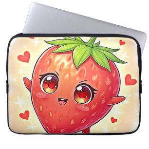 Adorable Sweet Strawberry Bliss Laptopschutzhülle