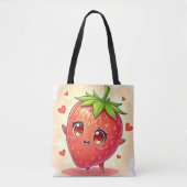 Adorable Sweet Strawberry Bliss Tasche (Vorderseite)