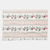 Adorable sweety old fashion botanical pattern geschirrtuch (Horizontal)