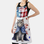 Adorable Tabby Cat Super Mama All-over Print Schür Schürze (InSitu)