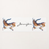 Adorable Tabby Cat Yoga Mat Yogamatte (Rückseite (Horizontal))