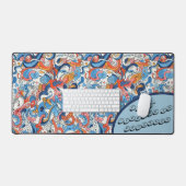 Adorable Tea Party Doodle, Schreibtischunterlage (Tastatur & Maus)