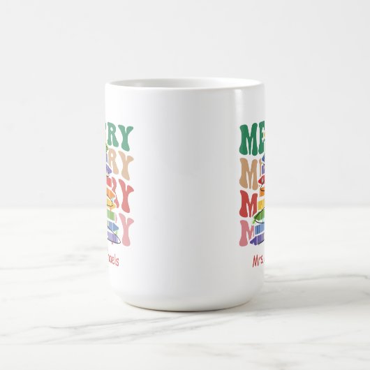 Adorable Teachers Customizing Weihnachten Kaffeetasse (Mittel)