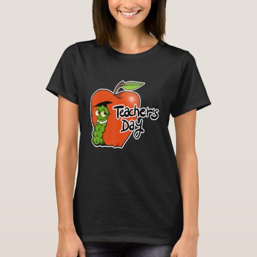 Adorable Teacher's Day Apple Design - Perfect for  T-Shirt (Vorderseite)