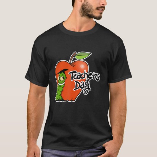 Adorable Teacher's Day Apple Design - Perfect for T-Shirt (Vorderseite)
