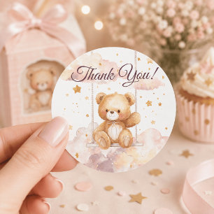 Adorable Teddy Bär - Danke Sticker