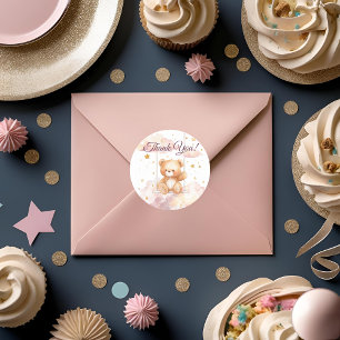 Adorable Teddy Bär - Danke Sticker