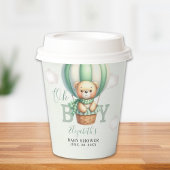 Adorable Teddy Bear Baby Shower Boy Party Pappbecher