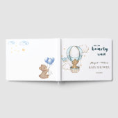 Adorable Teddy Bear Baby Shower Foll Guest Book Gästebuch (Voll)