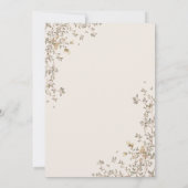 Adorable Teddy Bear Boy's erster Geburtstag Einladung (Rückseite)