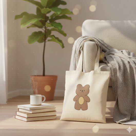  Adorable Teddy Bear Gummy Minimalist Tote Bag Tragetasche