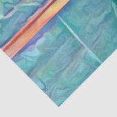 Adorable Teekanne Tee Party Psychedelic Colors Seidenpapier (Ausschnitt)