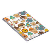 Adorable Tiere niedlich Safarikinder Notizblock (Rechte Seite)
