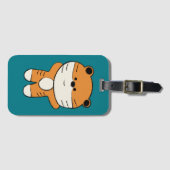 Adorable Tiger Gepäckanhänger (Vorderseite (Horizontal))