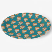 Adorable Tiger Pappteller (Schrägansicht)