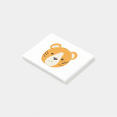 Adorable Tiger Post-it Klebezettel (angewinkelt)
