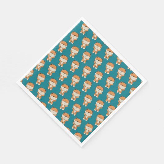 Adorable Tiger Serviette (Ecke)