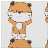 Adorable Tiger Stoff (Nahaufnahme)