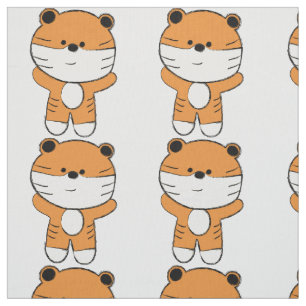 Adorable Tiger Stoff